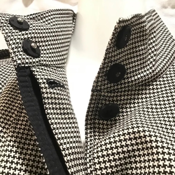 H&M Houndstooth Trenchcoat with Bow Cuffs - Picture 6 of 14